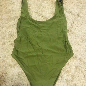 Olive One Piece Swimsuit
